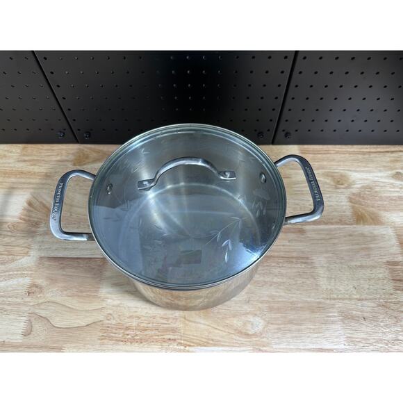 Princess House 6 QT 18/10 Stainless Steel Stock Pot with Lid - Picture 1 of 5
